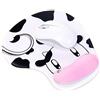 TUKA-i-AKUT TUKA Mouse pad con comodo supporto in gel per polso, con imbottitura in gel di polso, Tappetino per mouse con poggia polsi imbottito, mucca da latte, TKC5100 dairycow