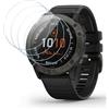 Vauki 4 Pezzi Pellicola protettiva per Garmin Fenix 6X/Fenix 6X Pro, Vetro Temperato Durezza 9H Anti-Graffio Senza Bolle Trasparente HD Chiaro Protezione Schermo per Garmin Fenix 6X/Fenix 6X Pro