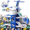 TEMI Giocattolo aereo per bambini giocattolo da corsa auto per 3 4 5 6 7 ragazzi a traformed aereo garage avventura con 8 City Cars per bambini età 2-6