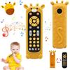 LEADSTAR Giochi Telecomando TV Neonato 6-9 Mesi,Giochi Musicali Bambini 1 Anno,Giochi Sensoriali Educativi con Morbido Silicone Massaggiagengive Carino,Regali Compleanno Precoci per 6-18 Mesi