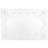 Excelsa Pizzo Venezia Tovaglietta, 30 x 45 cm, Vinile, Bianco