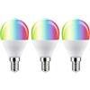 Paulmann 29154 Lampadina standard 230V Smart Home Zigbee LED goccia E14 3x470lm 3x5W RGBW+ dimmerabile opaco set