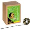 Idena 30542 - Microfavole a LED con 200 LED in giallo oro, per uso esterno e interno, lunghezza circa 22,9 m su bobina, funzione timer di 8 ore, per il crafting, come decorazioni per feste
