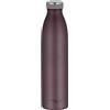 THERMOcafé by THERMOS TC BOTTLE Burgundy mat 0,75 l, thermos in acciaio inox, antigasso, 12 ore, freddo, a prova di perdite, per scuola, in viaggio e in ufficio