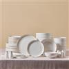Karaca Streamline Favaro Gold Set di stoviglie da 56 pezzi - Elegante accento dorato New Generation Bone per una sofisticata composizione della tavola e un uso versatile