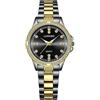 RORIOS Coppia Orologi Uomo Donna Orologio Acciaio Inossidabile Business Analogico Quarzo Orologio da Polso Impermeabile Luminosi Orologio Oro nero B