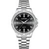 RORIOS Coppia Orologi Uomo Donna Orologio Acciaio Inossidabile Business Analogico Quarzo Orologio da Polso Impermeabile Luminosi Orologio Bianco Nero A