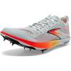 BROOKS Hyperion Elite LD, Sneaker Uomo, Illusion/Blue/Coral Orange, 44 EU