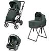 Peg Perego Trio Peg Perego Vivace con Culla Flex e Primo Viaggio Lounge Metal