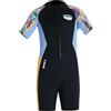 Tolenre Muta da Bambini Mute da Immersione 2.5mm, Neoprene da Immersione Costume da Bagno per Bambino, Muta Termica Elastane, Neoprene Muta Sub Muta Bambini Shorty per Surf Diving Snorkeling Nuotare (L)