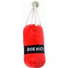 Kögler 75598 - Sacco da Boxe Stress, ca. 36,5 x 12 cm, Rosso e Bianco, in Peluche con Ventosa per Fissaggio, rumori di battitura per Colpi, Ideale per ridurre Stress e aggressione.