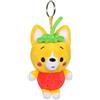 Gipsy Toys - Peluche Little Corgi Cuties 12 cm: Portachiavi Corgi - Fragola