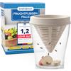 Patronus Trappola per mosche della frutta per cucina, 1 robusta trappola | Trappola per mosche della frutta riutilizzabile, per sbarazzarsi di mosche della frutta, lavabile in lavastoviglie