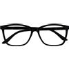 The Reading Glasses Company Nero Lettori Grande Stile Designer Uomo Cerniere Molla R51-1 +2,50 - 50 Gr