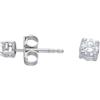 ALFIERI & ST. JOHN Orecchini punto luce Alfieri & St John in oro bianco con diamanti ct 0,20 colore g purezza si1