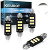 Keiurot C5W Lampadine LED Festoon 39MM/41MM/44MM 578 211-2 212-2 6418 4014 Lampadine Festoon per luci a cupola auto lampadine per targa LED 4PCS