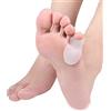 V&AMYA 2 pezzi protettore mignolo del piede, cuscinetti del mignolo in silicone morbido, proteggi borsite, separatore dito piccolo, protezione dolori e vesciche indossabili nelle scarpe.