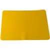 XMHSH Tovaglietta in silicone ispessito 30 x 40 cm, per la scuola elementare per bambini, impermeabile, antiscivolo, piatto, per tavolo da pranzo e tavolo da pranzo (giallo)