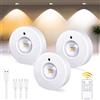 Epochglo Luce LED Sottopensile Notturna USB con Touch e Telecomando, Spot LED Batteria Senza Filo 3000K/4000K/6500K Timer Magnetico per Armadio Cucina Corridoi Scale Vetrina