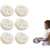 HOTMNTY Portasapone Antiscivolo, 6 Pezzi Accessorio Luffa Portasapone, Portasapone Luffa Doccia, Salva Sapone Tappetino Accessorio per Doccia/Bancone/Cucina, Porta Sapone in Luffa Biologica al 100% Luffa
