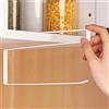 JINDIWUL Porta Rotolo da Cucina, 1 PCS, Portacarta da Parete, Senza Foratura, Bianco, Ferro in metallo laccato, A parete o sottopensile