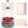 Miofula Regalo Donna Compleanno, Rosa Stabilizzata Vera Angelo Idee Regalo Donna Natale, Rosa Eterna Regali Ispirativi per Amica, Madre, Colleghe, Moglie, Figlia, Sorelle, Migliori Amiche, Nonna