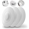 HUAERSICO 3 Pezzi Tappo Lavandino Silicone - Morbido Universale Tappo Vasca da Bagno - Tappo di Scarico Universale con Filtro per Alimenti e Capelli per Lavandini, Lavabi e Vasche da Bagno