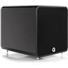 Q ACOUSTICS Q B12 - Subwoofer nero lucido, con sistema a deflettore infinito, driver da 12, amplificatore di classe D da 220 watt, bobina vocale da 50 mm, subwoofer attivo per sistemi musicali Hi Fi