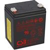 WSB CSB - Batteria al piombo ad alta corrente HR1227 W, 12 V, 6,18 Ah, 27 W, Faston, 6,3 mm, compatibile con NPH5-12, MP1223H, HR1221W HR1225W 12LH-30W UPS ad alta corrente