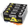 Yellow Yeti Sostituzione per HP 364 364XL Cartucce d'Inchiostro Nero compatibili con HP Photosmart 5520 5510 6520 7520 7510 6510 B209a C6380 C5380 C510a C309a D5460 Officejet 4620 Deskjet 3520 3070A