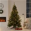 Dmora Albero di Natale 150 cm Plaine, Pino Artificiale, Albero Effetto Reale, Alberello Natalizio, Made in Italy, 100x100 h150 cm, Verde