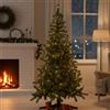Dmora -Albero di Natale 150 cm Albigna, Pino Artificiale, Albero Effetto Reale, Alberello Natalizio, Made in Italy, 80x80 h150 cm, Verde