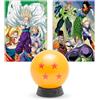 Grupo Erik Puzzle Dragon Ball Z - Sfera del Drago 4 Stelle | 7 Sfere del Drago Shenron, Puzzle da Collezione Dragon Ball, 18 x 26 cm + Sfera 10 x 10 cm, Dragon Ball gadget