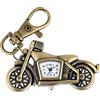 GAGALU Orologio da taschino modello di motocicletta modello portachiavi orologio da taschino per uomo donna orologio con pendente in bronzo accessorio regalo per bambini