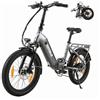 VAKOLE Bici elettrica pieghevole 20 pollici, 250 Watt Bicicletta Elettrica pieghevole da 36V 468Wh Batteria Rimovibile, 3.0 Fat Tire 7 Velocità E-Bike per uomo Donna