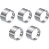 QUARKZMAN 5pz Distanziatore 12mm Foro x 15mm OD x 8mm Lunghezza | in Acciaio Inossidabile, Vite Standoff Boccola Finitura Liscia Spacer Metallico Rotondo, per 12mm ID Viti Bulloni e Aste