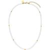 Purelei Finesse - Collana impermeabile in acciaio inossidabile - Collana con perle di conchiglia - Gioielli di moda per un look personalizzato - Collana di perle per donna (Oro)