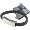 EMOZIONI ARTIGIANE Bracciale Uomo Donna USB 32GB Regolabile - Idea Regalo Originale per Compleanno, Fidanzato, Papà, Amico. Inclusa Elegante Confezione.