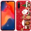 Yoedge Natale Cover per Xiaomi Redmi Note 11 Pro 4/5G 6,67,Custodia in Silicone Ultra Sottile Rosso con Cartoon Natalizie Disegni,Morbida Antiurto Protettiva Case per Redmi Note 11 Pro,Babbo Natale 1