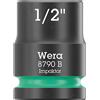 Wera 05005518001 8790 B - Inserto per chiave a bussola con attacco da 3/8, 1/2 x 30 mm