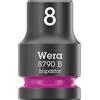 Wera 05005500001 8790 B - Inserto per chiave a bussola con attacco da 3/8, 8 x 30 mm