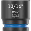 Wera 05005523001 8790 B - Inserto per chiave a bussola con attacco da 3/8, 13/16 x 32 mm