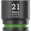 Wera 05005511001 8790 B - Inserto per chiave a bussola con attacco da 3/8, 21 x 32 mm