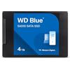Western Digital WD Blue SA510 4TB SSD Interno, 2.5 SATA SSD, fino a 560 MB/s, Include Acronis True Image per WD, clonazione e migrazione del disco, backup completo e ripristino rapido, protezione da ransomware