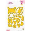 Nellie's Choice, Fustella di Forma Bambino, 5.5 x 8 cm, per Creare Biglietti, Natale, Scrapbooking, Fai da Te, DIY, Giallo, 55x80mm