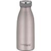 THERMOcafé by THERMOS TC BOTTLE rosa mat 0,35 l, thermos in acciaio inox gassato, 12 ore, caldo 24 ore, a prova di perdite, per scuola, in viaggio e in ufficio