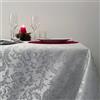 Giovanni Dolcinotti MADE IN ITALY Giovanni Dolcinotti | Tovaglia Rettangolare Antimacchia Natalizia 140x270 cm Jacquard - 12 Posti - 100% Made in Italy - Colore Argento