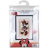 Vervaco PN-0167301 Disney It's all about Minnie - Schema punto croce contato, cotone, multicolore 13 x 18 cm / 5,2 x 7,2