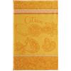 Coucke Strofinaccio jacquard, cotone, giallo limone, 50 x 75 cm