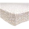 Origin Lenzuolo con angoli con angoli con stampa in lyocell, Margot, 160 x 200 cm, Origin